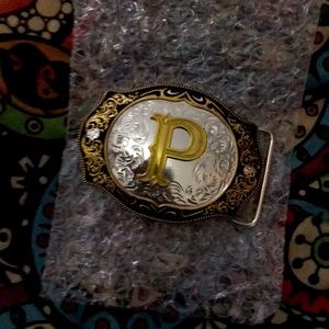 Monogram P Belt Buckle
